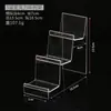 Soporte de Exhibición Acrílico Trapezoidal Multicapa para Carteras, Bolsos, Teléfonos Móviles, Productos Digitales y Accesorios