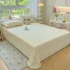Lençol de Cama de Algodão com Borda Amiga da Pele, Peça Única, Novo 2026