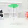 Copa de vino de plástico de 10 oz suministro directo de fábrica doble PS transparente vaso de cerveza acrílico para exteriores taza de café