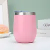 O copo de casca de ovo mais vendido da Amazon, 12oz, copo com isolamento a vácuo de aço inoxidável 304 de camada dupla, copo de ovo em forma de U pintado em spray