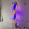 Lámpara de pie corte de pelo piso LED luces de vidrio de color belleza vidrio templado belleza salón de peluquería súper anuncio letrero de salón