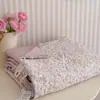 Colcha de Verano de Gasa de Doble Capa 100% Algodón Hielo-Seda Clase A para Maternidad e Infancia, Colcha de Verano Fina 100% Algodón Hielo-Seda para Aire Acondicionado, Lavable a Máquina