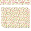 Papel de Copia Flor de Primavera Wx265 17g Papel de Envoltura a Prueba de Humedad para Dulces de Regalo Papel de Pera Decorativo Rosa