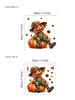 Adesivos de Parede de Abóbora de Halloween Decorativos Sala de Estar Entrada Quarto Removível PVC Autoadesivo Pintura Envio 24-48 Horas