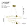 Lámpara de Araña Larga para Villa Loft Lujo Nórdico Creativo Luz para Escaleras Moderna Simple Luz LED Foco para Sala de Estar