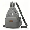 Bolsa de Peito Multifuncional Mochila Casual de Nylon Moda Nova Mochila de Viagem Grande Capacidade Pequena Bolsa de Peito Feminina