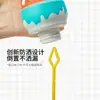 Botella de Helado de Burbujas Antiderrames para Bebé, Invertible para Prevenir Derrames, Palo de Juguete Portátil para Soplar Burbujas al Aire Libre para Niños
