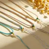 Colar Cordão de Renda de Abacaxi Cordão Ajustável Fio de Jade Resistente ao Desgaste Cordão para Pendurar Pingente DIY Feito à Mão
