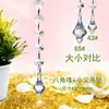 Cadena de Cuentas para Boda con Cuentas Octagonales, Hilo de Cuentas Acrílicas de Cristal para Escenario de Lugar de Boda Techo Cortina de Decoración DIY