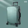 Maleta de Equipaje con Marco de Aluminio, Maleta de Carrito Resistente, Maleta de Viaje de 24 pulgadas con Cerradura de Contraseña, Maleta de Gran Capacidad para Hombres, Mujeres y Estudiantes, Maleta de 26 Pulgadas con Ruedas Universales