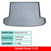 Adequado para Hyundai Tucson 2015-2020, tapete de porta-malas ecológico de TPE, resistente ao desgaste, modificação interior