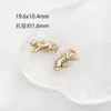 Joyería Artesanal Chapada en Oro Cobre Serie Animales DIY Pez León Mariposa Leopardo Pulsera Collar Colgante Accesorios Hechos a Mano