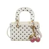 Bolso de Lunares para Mujer 2026 Nuevo Modelo Mori Lindo Moderno Primavera Verano Elegante Bolso de Hombro Único Cruzado Bolso Cuadrado Pequeño