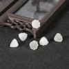 Cuentas de Cabeza de Loto Esmaltadas Checas de 10 mm DIY Casero Antiguo Accesorios de Horquilla Hanfu Materiales Hechos a Mano