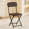 Cadeira de jantar, cadeira dobrável, banqueta, cadeira com encosto, portátil, para uso doméstico, moderna, minimalista, elegante, criativa, banqueta redonda, cadeira, cadeira de restaurante