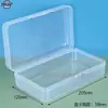 Caja de Almacenamiento para Lápices de Pintura Caja para Lápices de Escritura de Estudiante Caja de Almacenamiento de Gran Capacidad Caja de Papelería Rectangular Dividida de PP