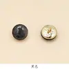 Exquisitos botones de camisa, botones redondos con patrón de mármol, moda para suéteres, trajes, accesorios para ropa de piel.