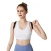 Cinturón Corrector de Espalda Transfronterizo, Corrector de Postura Anti-Joroba Transpirable, Corrector de Postura de Clavícula Ajustable para Hombres y Mujeres, Protector Corporal para Corrección de Postura