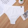 Ropa interior cómoda para mujer transfronteriza y respetuosa con la piel 2025 primavera alto valor de color cintura sólida calzones ligeros transpirables al por mayor