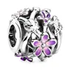 Panjia Nueva Caliente Hueca Flor del Cosmos Cuentas Accesorios DIY Pulsera Pulsera Al Por Mayor