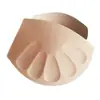 Tela de Brocado con Spandex de Ocho Agujeros Almohadilla para el Pecho Chaleco sin Tirantes Sujetador de una Pieza Esponja de Cinco Dedos para Levantar el Pecho Moldeador de Pecho