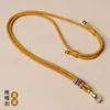 Corda da Sorte Nó de Lótus Tecida à Mão Pingente Amuleto de Buda Corda Ajustável Cordão de Thangka do Tibete Corrente de Amuleto de Buda Tailandês