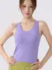 Estilo Verano Espalda en I Sujetador Integrado con Almohadillas en el Pecho, Ropa Exterior Ajustada para Fitness y Yoga
