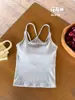 Camisola de Verão Picante para Meninas, Sem Costas, com Design Elegante Cruzado nas Costas, Costas Bonitas e Sexy, Peito Acolchoado, Corte Justo, Peça de Roupa Externa para Mulheres