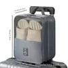 Bolsa de Armazenamento de Sapatos para Viagem Transfronteiriça Tecido Oxford Bolsa de Sapatos de Três Posições Artefato de Sapatos de Viagem Bolsa de Sapatos à Prova de Poeira Caixa de Tênis