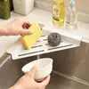 Suporte para Drenar Aquário Prateleira de Armazenamento Plástica Multifuncional para Cozinha Esponja Triangular Esfregão Lã de Aço Armazenamento de Cozinha