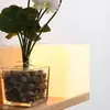 Lámpara de pared, estilo nórdico, madera maciza, adecuada para estudio, dormitorio, escalera, pasillo y sala de estar, con control remoto y sin necesidad de cableado