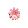 Pinza pequeña de metal estilo Xiaoxiangfeng Pinza para flequillo de pelo Ju Xiaozou Clip con borde de flor de piedra ojo de gato Accesorios para el cabello