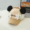 Boné de Beisebol Kuromi Infantil Estilo Coreano Desenho Animado Fofo Chapéu Quente Outono e Inverno Novo Veludo de Cordeiro Proteção de Orelha Boné de Pato