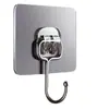 Gancho Grande de Acero Inoxidable de Alta Calidad con Adhesivo Fuerte, Colgador Resistente para Cocina Montado en Pared sin Taladro, Sin Dejar Rastro