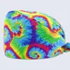 Entrega transfronteriza de gorros quirúrgicos de algodón puro para salones de belleza, gorros universales sin visera, gorros con cola de cúpula, turbantes médicos y pañuelos para la cabeza