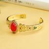 Pulsera de Ágata Roja Aiyu Pulsera de Calcedonia Verde Calcedonia Amarilla Fábrica Étnica Venta al por Mayor y Entrega S4022002