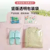 Sacos Transparentes para Embalagem de Roupas no Atacado Sacos com Zíper para Roupas Sacos Ziplock de PE de Manga Curta Sacos Plásticos para Jaquetas Logo Impresso