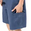 Pantalones de Trabajo de Longitud Media Estilo Americano Moderno Forn3 para Hombre, Pantalones de Cinco Puntos de Corte Holgado, Shorts Casuales de Verano de Pierna Recta 100% Algodón N1980