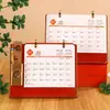 Calendario de Escritorio Creativo 2027 Estilo Nuevo Portabolígrafos de Madera Multifuncional Personalizado Calendario Personalizado de Alta Gama Año del Cordero Calendario Mensual Adorno