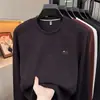 Sudadera Gruesa de Peso Pesado con Capa de Aire para Hombre, Nuevo Modelo Otoño 2026, Cuello Redondo, Estampado Casual, Sudadera Cómoda para Hombre como Capa Base