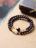 Anillo auténtico de Jiangzhen, de grado Qinan, de Hainan, con aceite negro, hecho a mano, para hombres y mujeres.