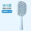 Peine Portátil de Pie Esponjoso Estilo Macarrón para Mujeres, Cepillo para el Cabello Hueco, Tamaño Pequeño para Peinados de Corona Alta, Peine Compacto