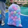Bolsa de Almacenamiento para Juguetes de Niños Bolsa para Guardar Bloques de Baño Tarjetas Bolsa de Dios Cierre de Cordón Pelotas Oceánicas Bolsa de Malla Grande Bolsa de Playa