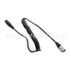 Cable de alimentación de fábrica de cabeza hembra DC5.5 * 2.1 a cabeza macho de cuatro núcleos de 4 pines Guangqi, tipo tirachinas, resorte Q