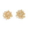 Cobre Folheado a Ouro 18K Soldado Anel Fechado de 5mm Conector de Fim de Colar Soldado Anel Único Acessórios DIY Conserva a Cor