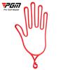 Estante Pgm para Guantes de Golf Suministros de Golf Compartido para Mano Delantera y Trasera con Gancho Accesorios Entrenamiento