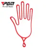 Estante Pgm para Guantes de Golf Suministros de Golf Compartido para Mano Delantera y Trasera con Gancho Accesorios Entrenamiento