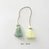 Pensamiento de siete colores nuevo estilo chino multi-cabeza doble capa borla colgante decoración caja de regalo embalaje de regalo materiales para floristería DIY