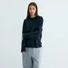 Camiseta básica de manga larga Yutang "Bayer DeRong", amigable con la piel, cómoda, cálida, de cuello redondo, unisex, para otoño e invierno