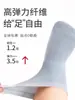 Calcetines para niños, primavera y verano, hechos con algodón peinado para transpirabilidad, longitud hasta la pantorrilla, disponibles en colores dulces, diseño sin costuras, lindos, adecuados para recién nacidos, calidad Clase A